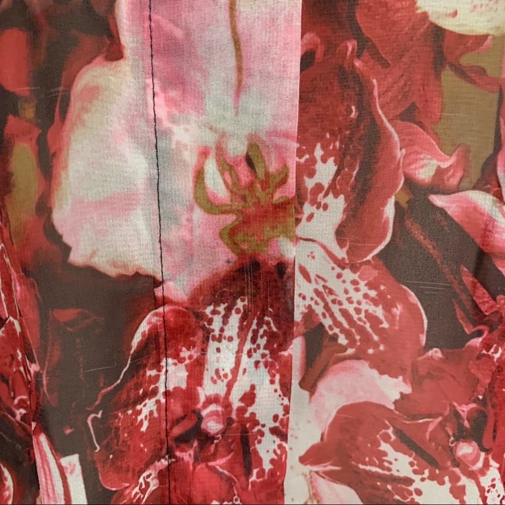 Jennifer Lopez lightweight floral blouse size xs - Picture 2 of 9